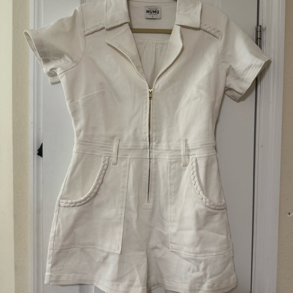 Show Me Your MuMu White Romper
